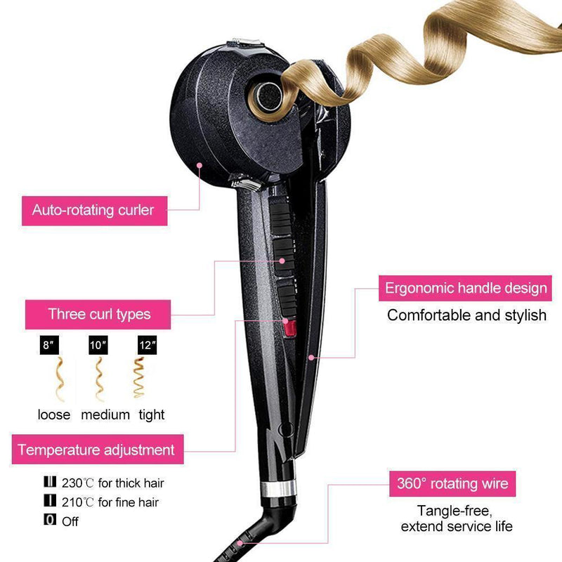 Auto Rotating Hair Curler