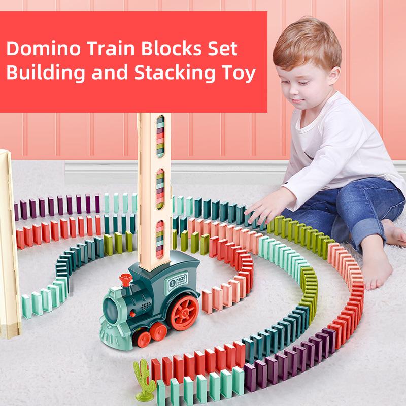 Domino Train Blocks Set