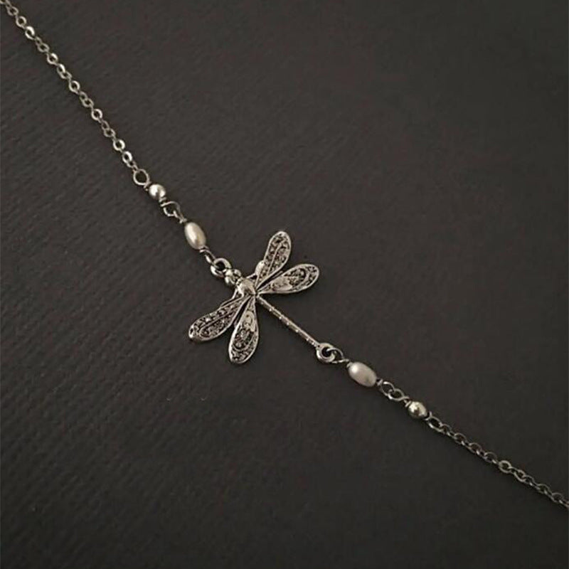 Simple Fashion Dragonfly Insect Women's Anklet