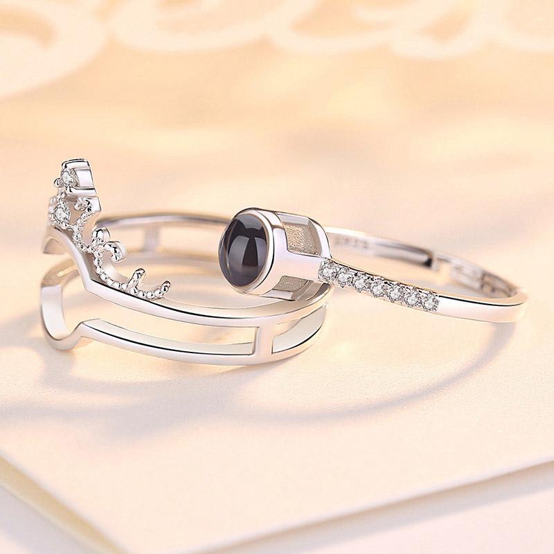 Silver Ring, Bracelet And Puzzle Jewelry Box