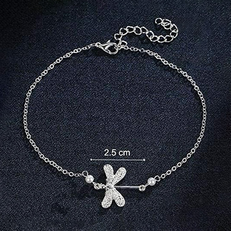 Simple Fashion Dragonfly Insect Women's Anklet