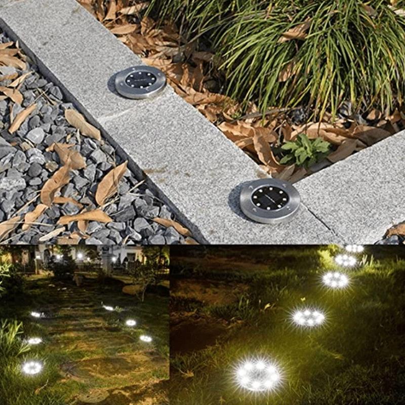 Solar Powered Floor Path LED Light