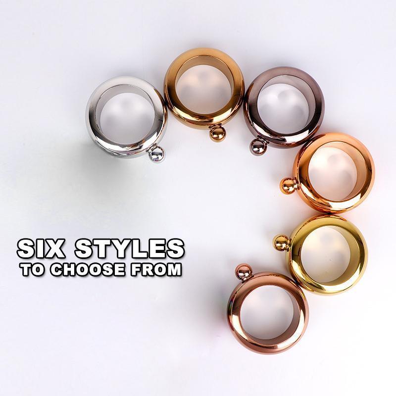 Stainless Steel Bangle Bracelet Flask for Women